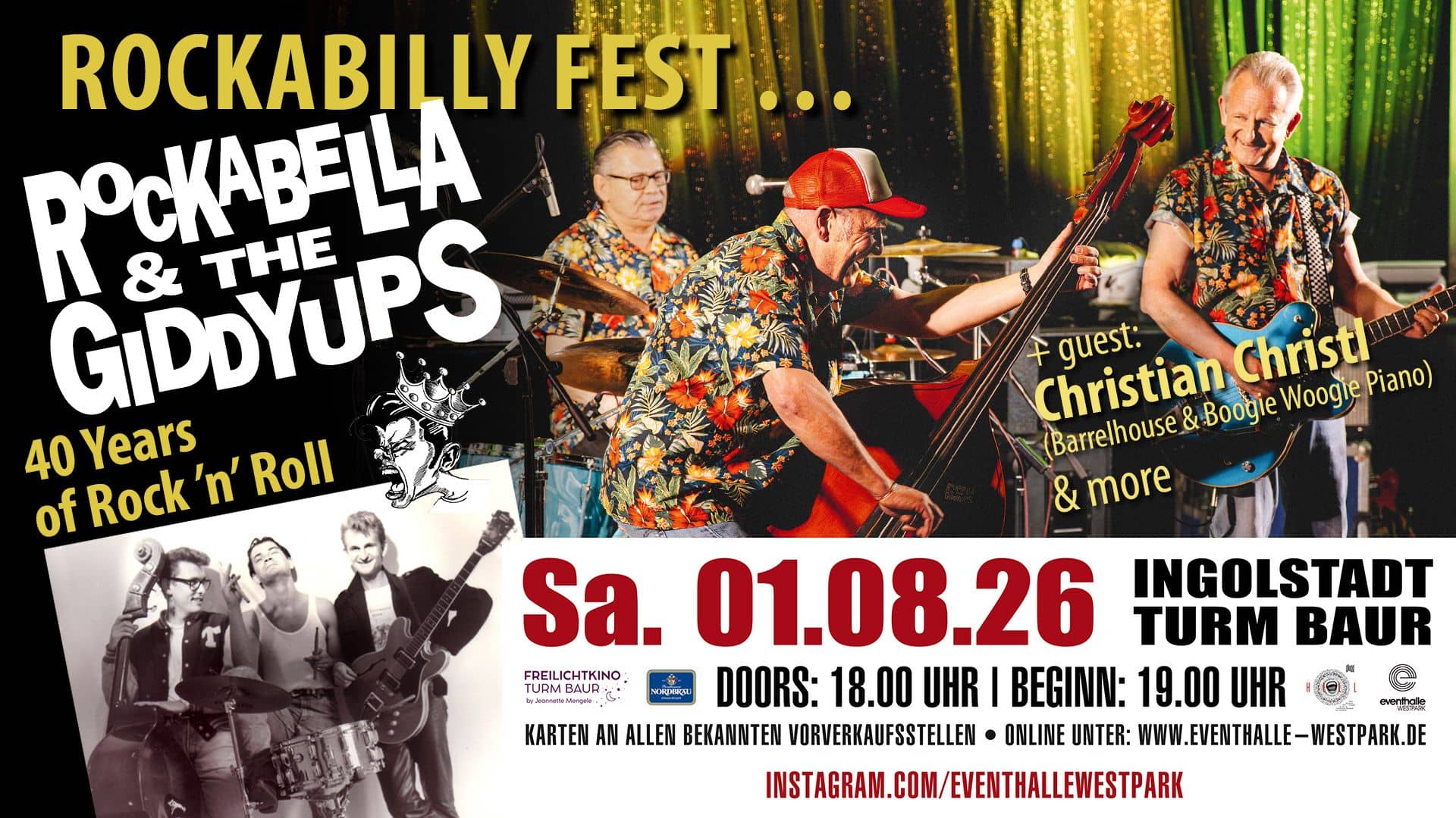 Image for Rockabilly Fest mit Rockabella & The Giddyups - Turm Baur Freilichtbühne